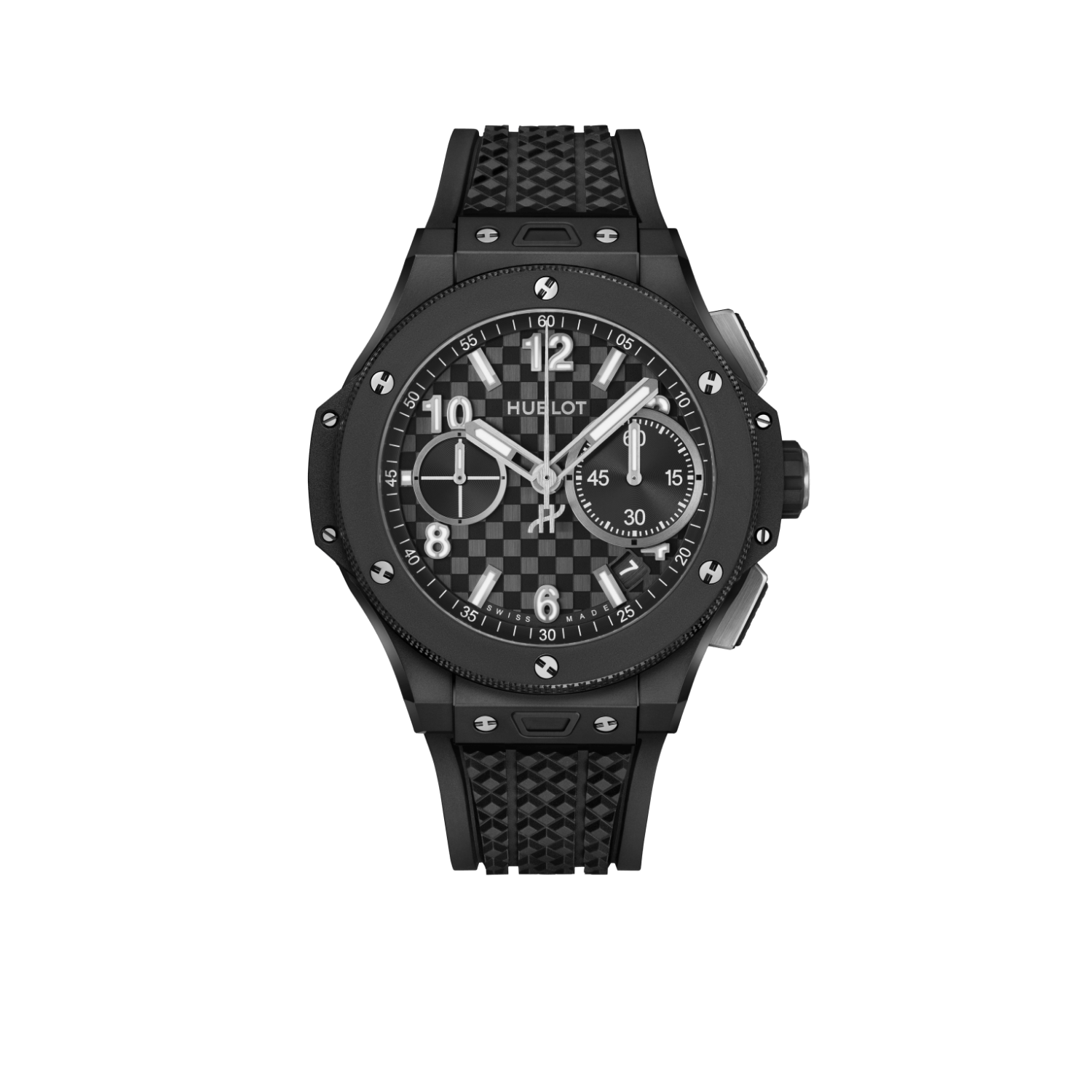 Hublot Big Bang Original Unico Black Magic 43mm Ceramic Chronograph Watch 431.CI.1370.RX