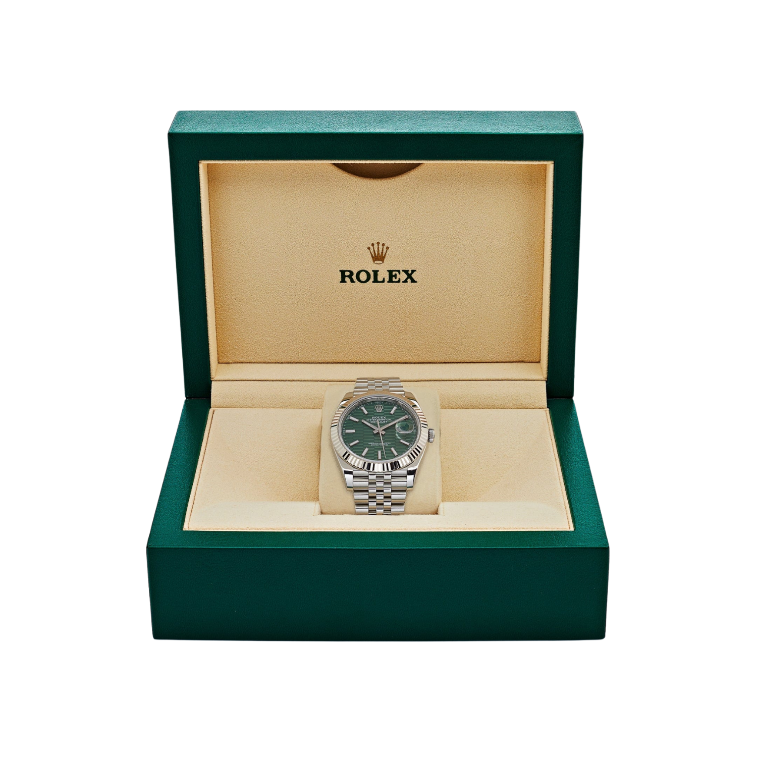 Rolex Datejust 41 126334 Stainless Steel Green Motif Dial Jubilee - Image 7