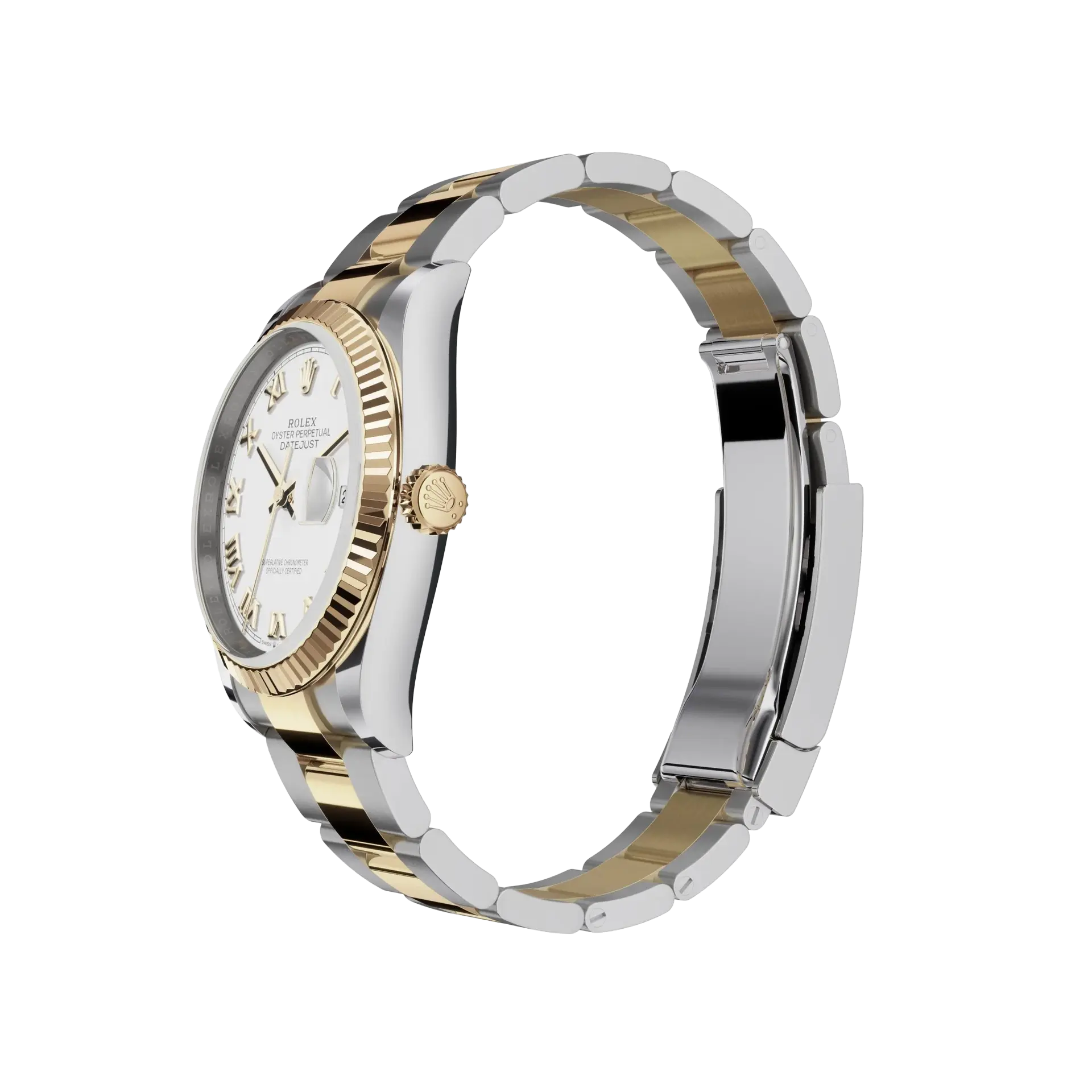 Rolex Datejust 36 mm White Dial, Yellow Rolesor 126233-0030 - Image 5