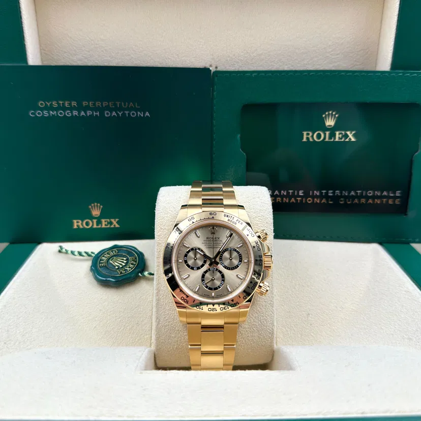 Rolex Daytona 40mm Yellow Gold Golden Dial Champagne m126508-0005 - Image 9