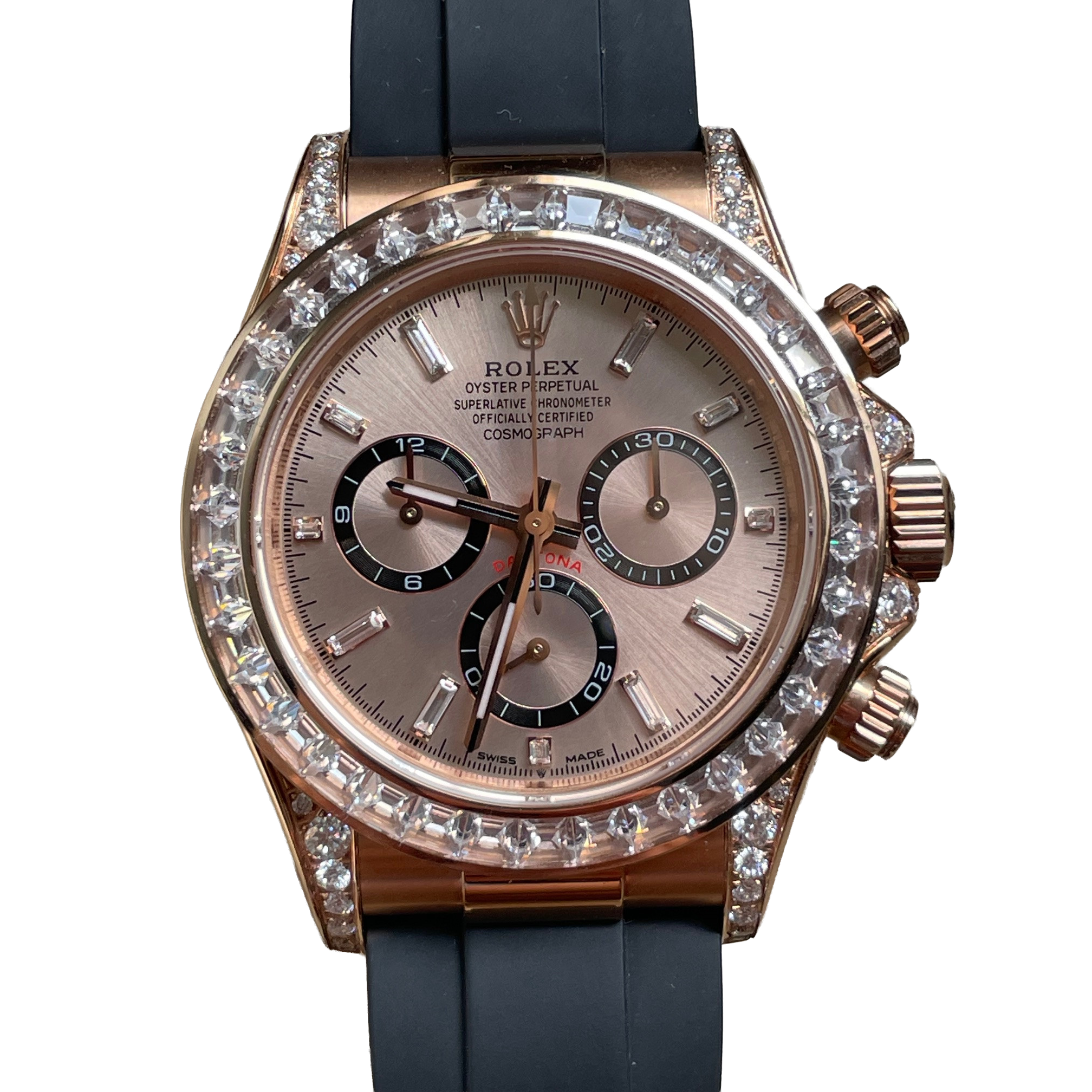 Rolex Daytona Cosmograph Everose gold Sundust Dial Diamond 40mm 126535TBR-0002 - Image 3