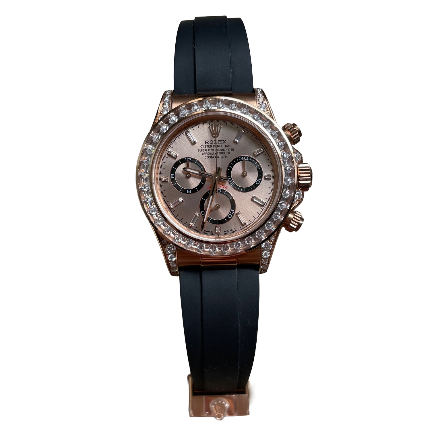 Rolex Daytona Cosmograph Everose gold Sundust Dial Diamond 40mm 126535TBR-0002 - Image 10