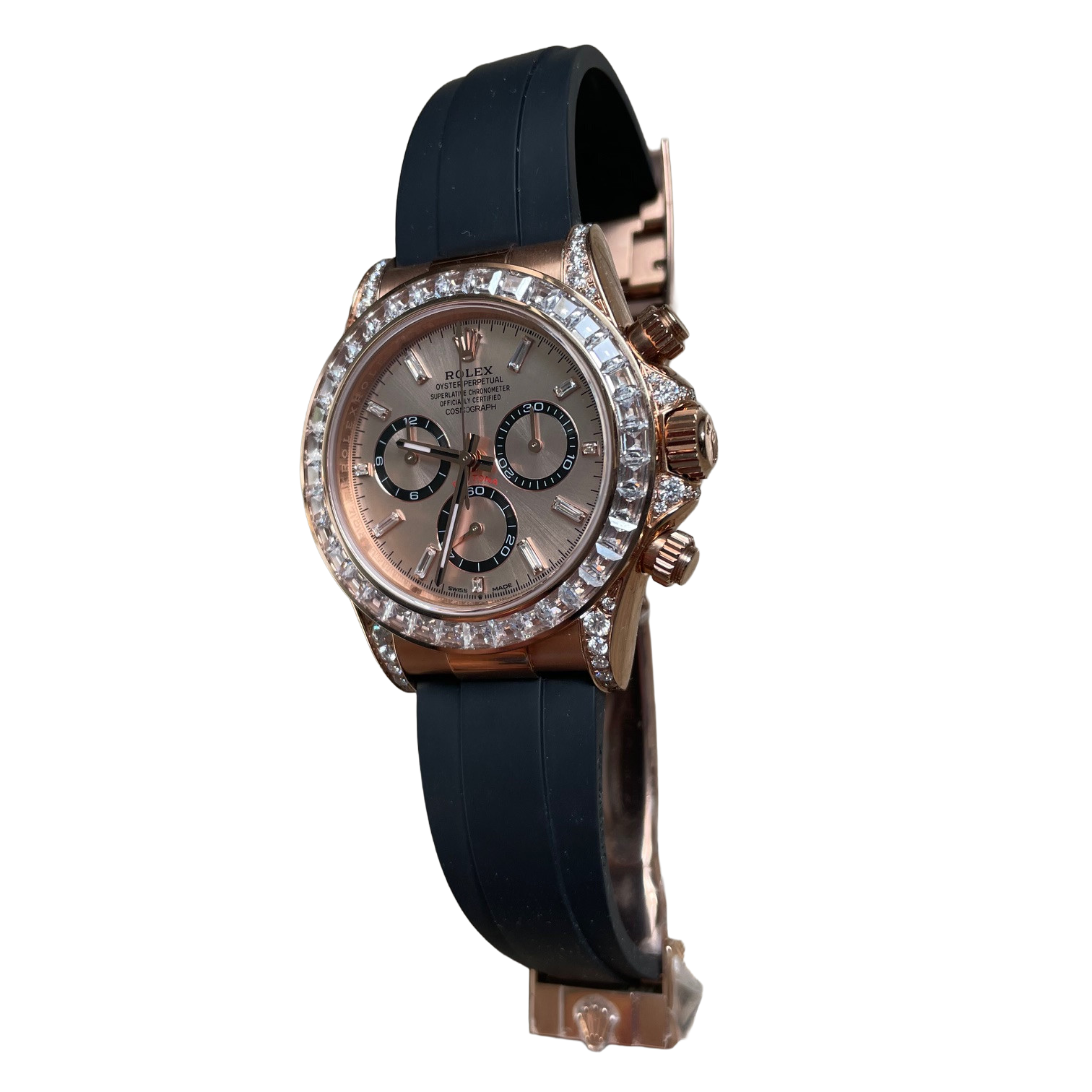 Rolex Daytona Cosmograph Everose gold Sundust Dial Diamond 40mm 126535TBR-0002 - Image 8