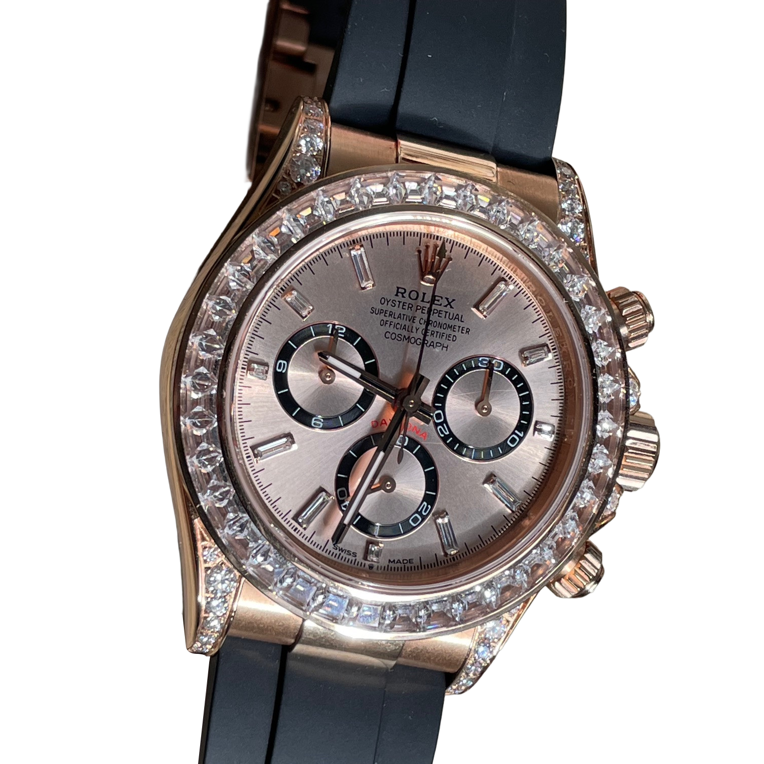 Rolex Daytona Cosmograph Everose gold Sundust Dial Diamond 40mm 126535TBR-0002 - Image 4