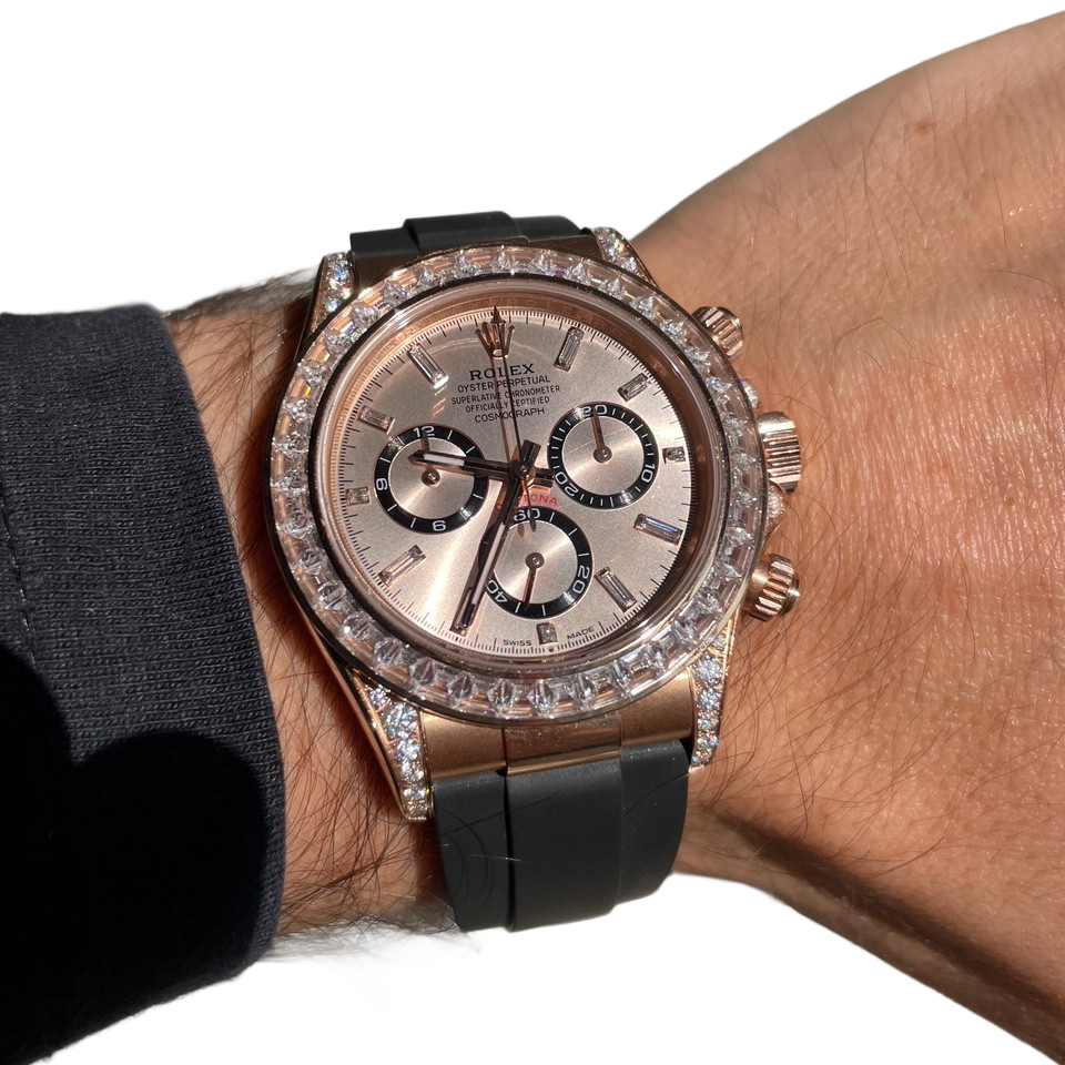 Rolex Daytona Cosmograph Everose gold Sundust Dial Diamond 40mm 126535TBR-0002 - Image 2