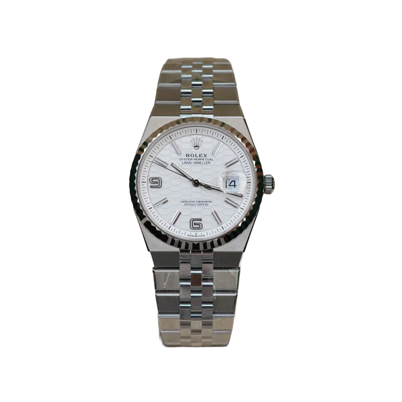 Rolex Land-Dweller 36 mm Oystersteel White Gold M127334-0001 - Image 3