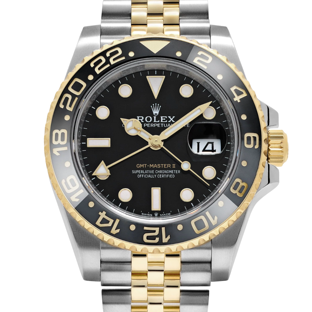 Rolex GMT-Master II 40mm Stainless Steel Yellow Gold Black Dial Jubilee 126713GRNR-0001 - Image 3