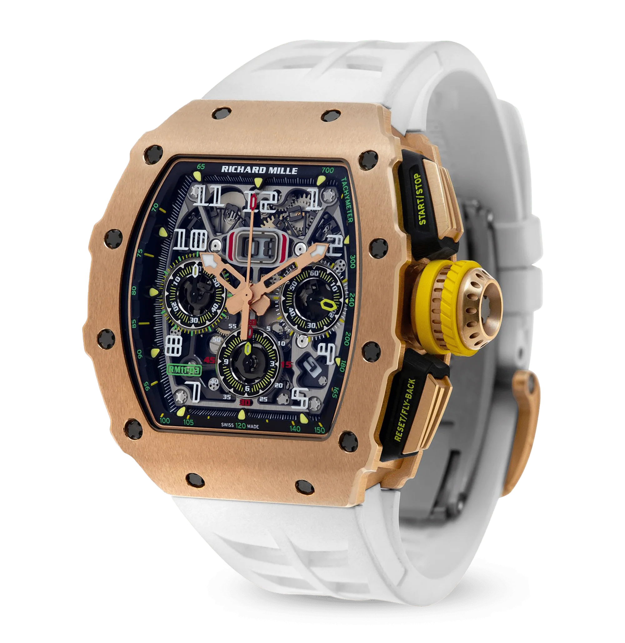Richard Mille RM 11-03 18K Rose Gold, Skeleton Dial, 44 mm - Image 2