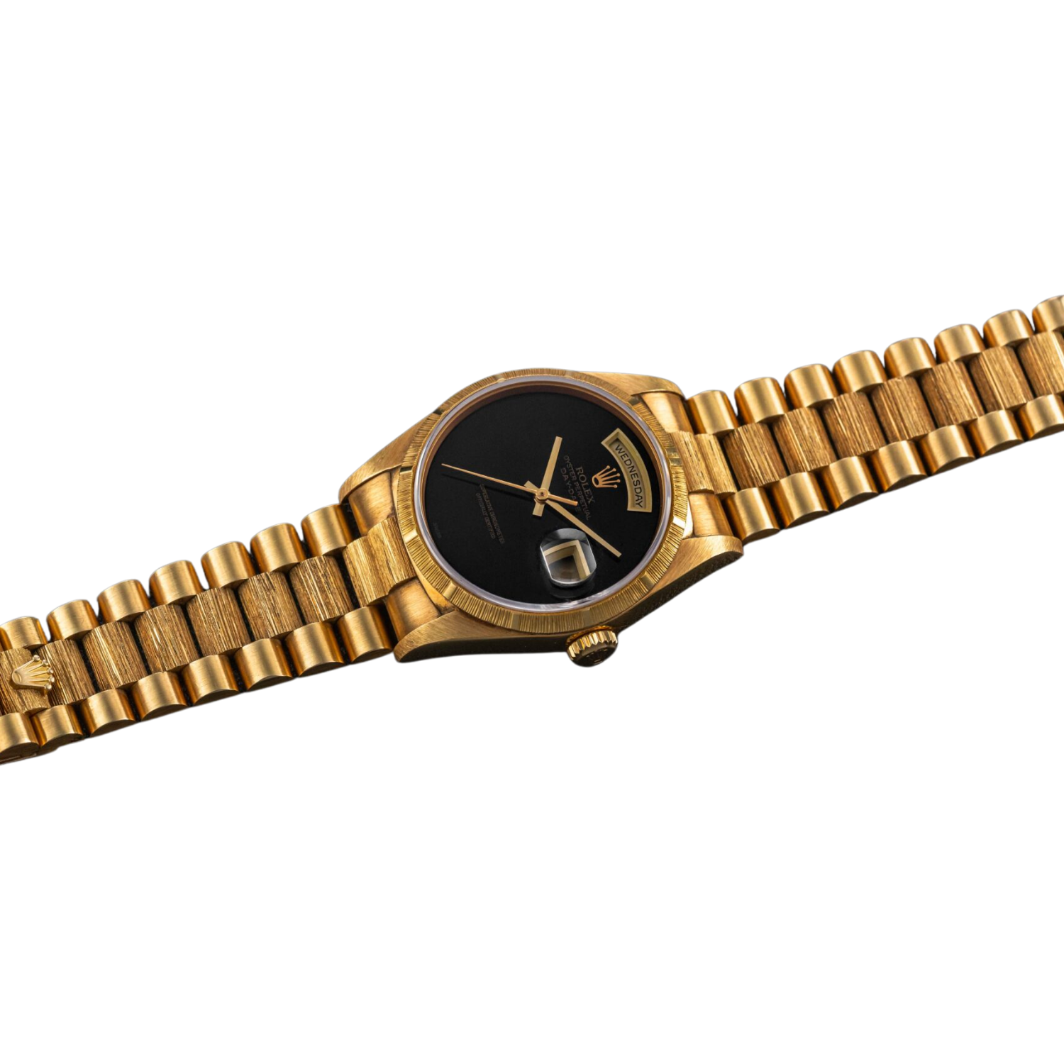Rolex Day-Date 36mm 18248 18k Yellow Gold Presidential Bracelet Black Onyx Dial - Image 5