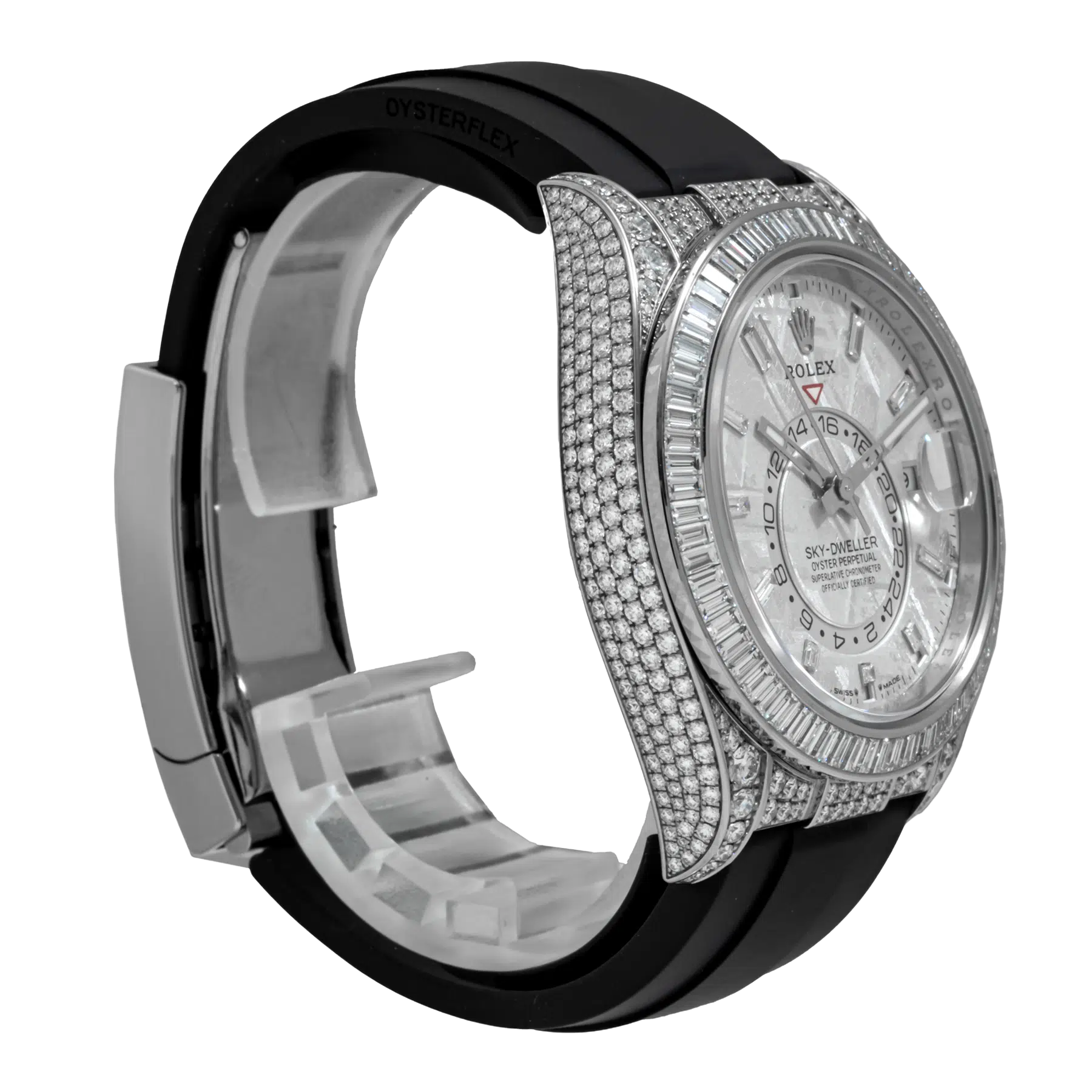 Rolex Sky-Dweller 42mm 18K White Gold Meteorite Dial Diamond Watch 326259TBR - Image 12