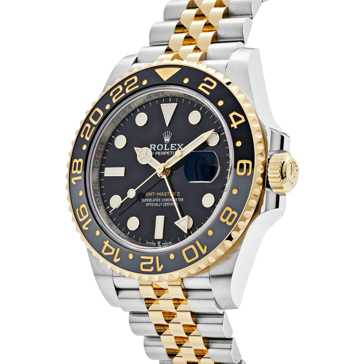 Rolex GMT-Master II 40mm Stainless Steel Yellow Gold Black Dial Jubilee 126713GRNR-0001 - Image 4