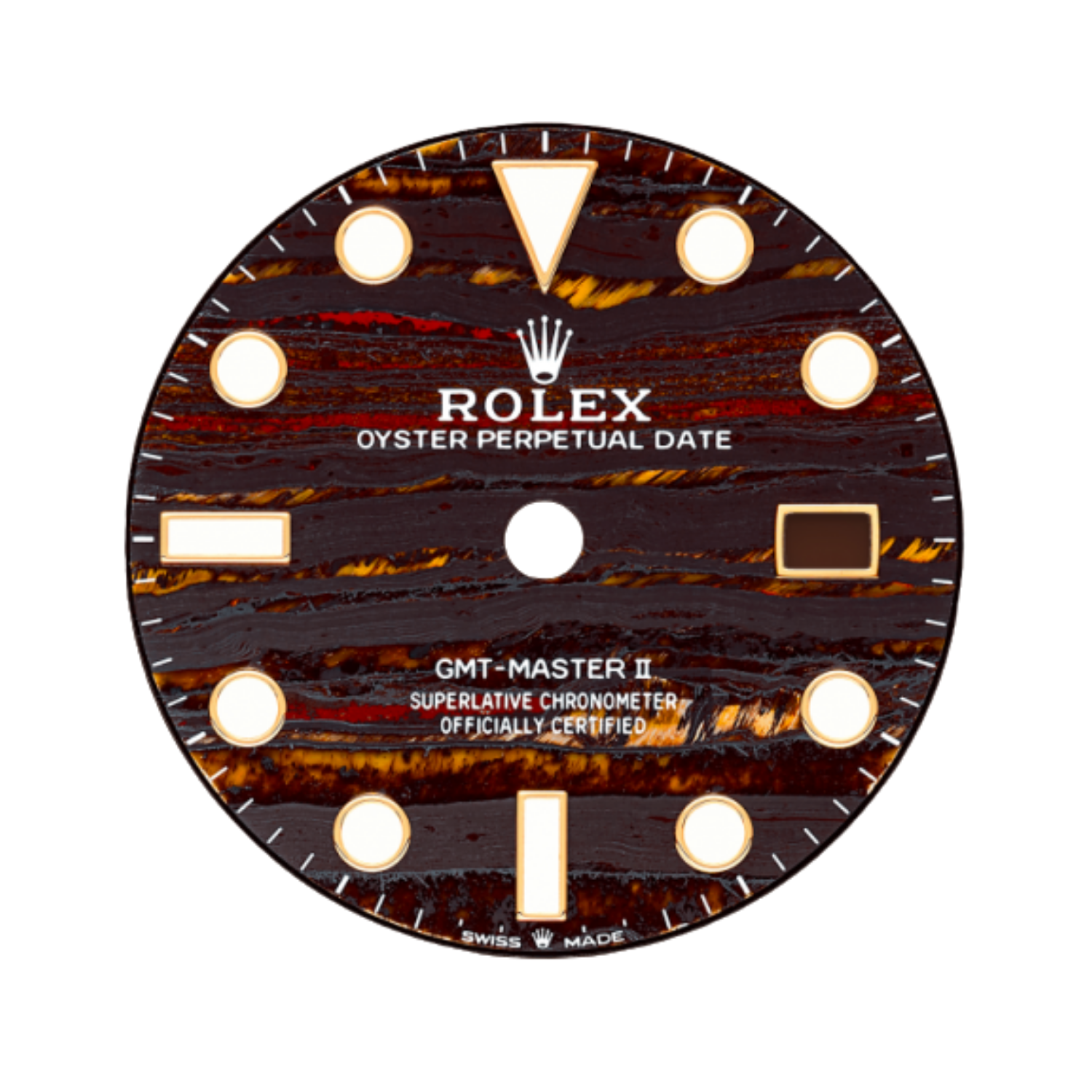 Rolex GMT-Master II 40mm Yellow Gold Tiger Iron Dial Jubilee 126718GRNR - Image 2