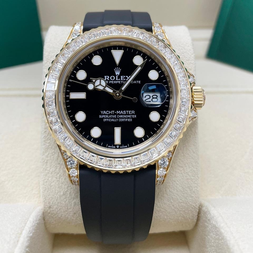 Rolex Yacht-Master 42 Yacht-master 42mm 226668 Yellow Gold Baguette Bezel Diamond - Image 3