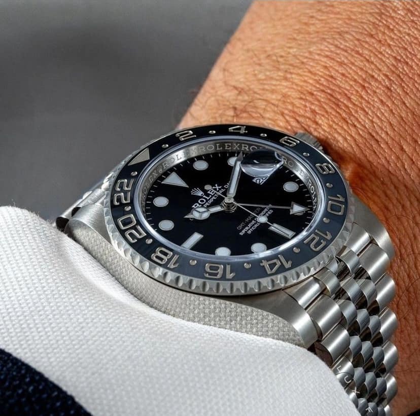 Rolex GMT-Master II Bruce Wayne Stainless Steel Black Dial Jubilee M126710GRNR-0003 New - Image 10
