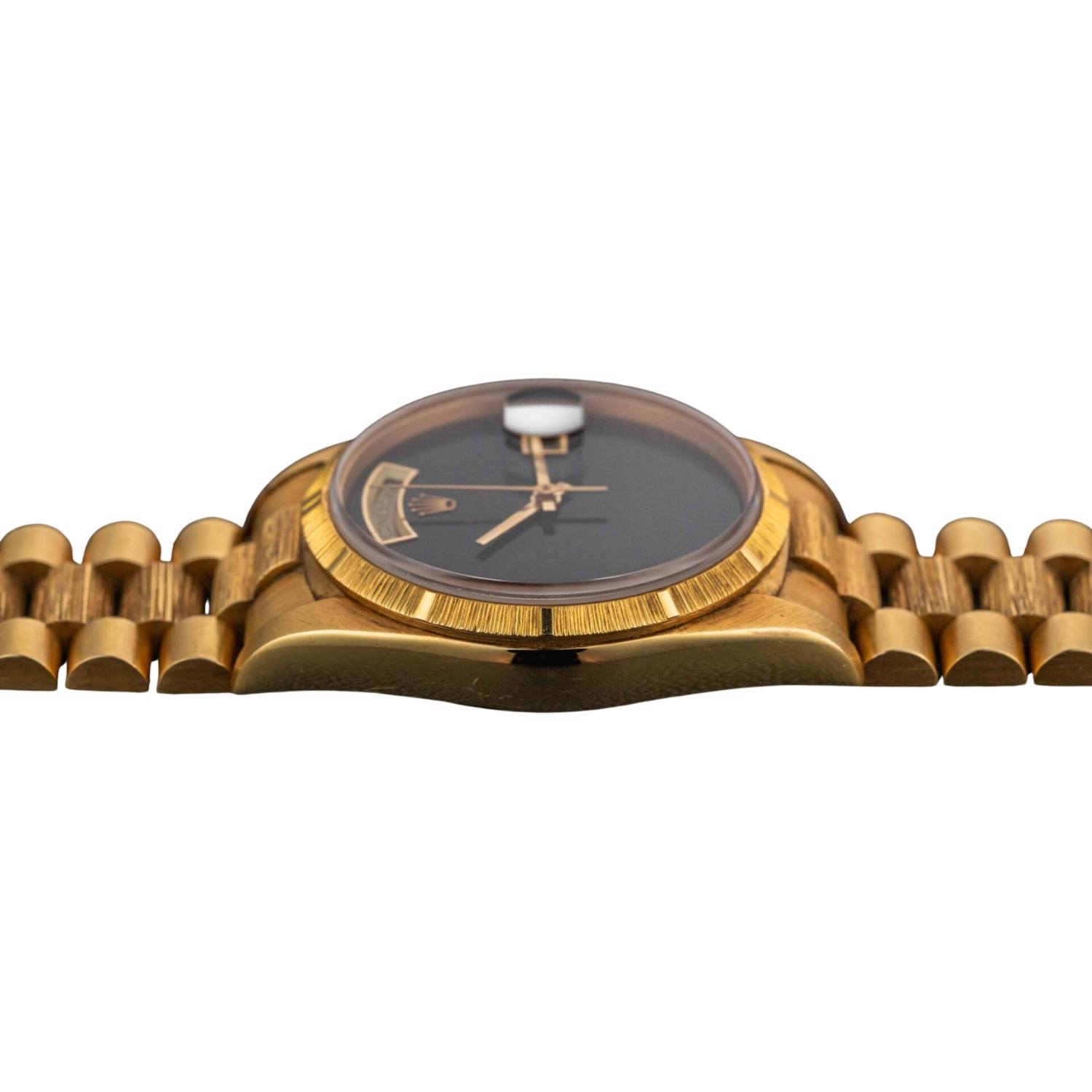 Rolex Day-Date 36mm 18248 18k Yellow Gold Presidential Bracelet Black Onyx Dial - Image 6