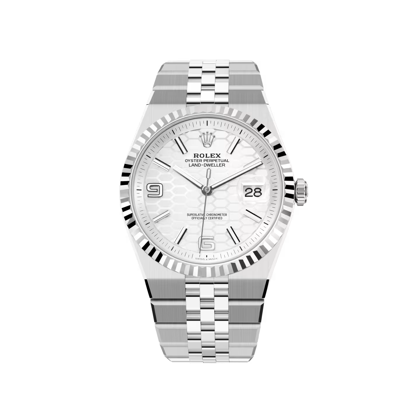 Rolex Land-Dweller 40 mm Oystersteel White Gold M127334-0001 - Image 4