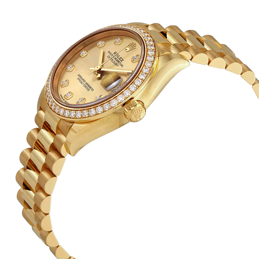 Datejust Oyster 31 mm Yellow Gold and Diamonds 278288RBR-0005 - Image 6