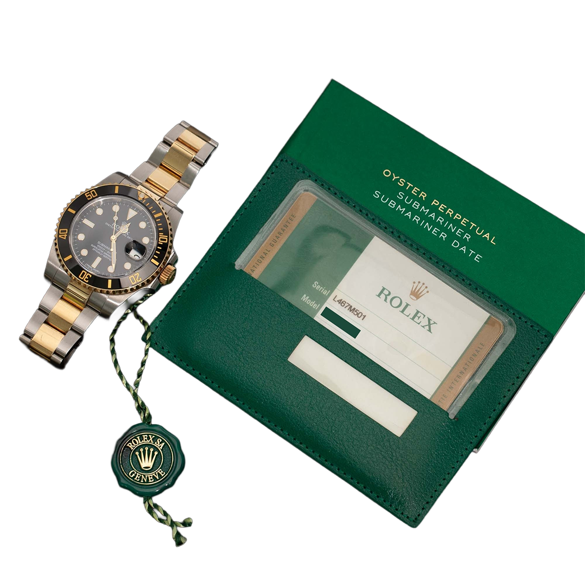 Rolex Submariner Date 40mm 116613LN Black Dial Stainless Steel & 18K Yellow Gold Watch - Image 6