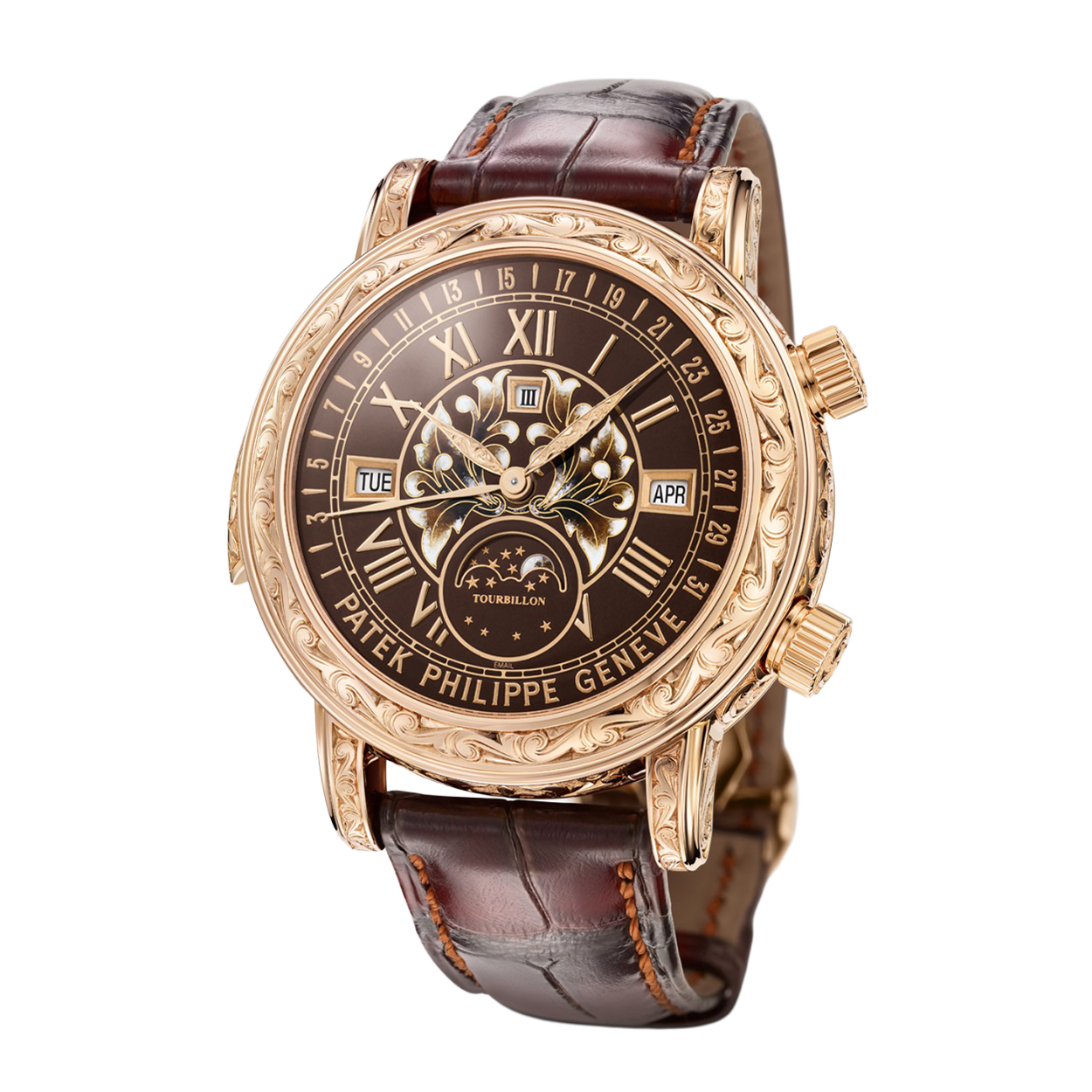 Patek Philippe Grand Complications 44mm 6002R-001 Skymoon Tourbillon Rose Gold - Image 3