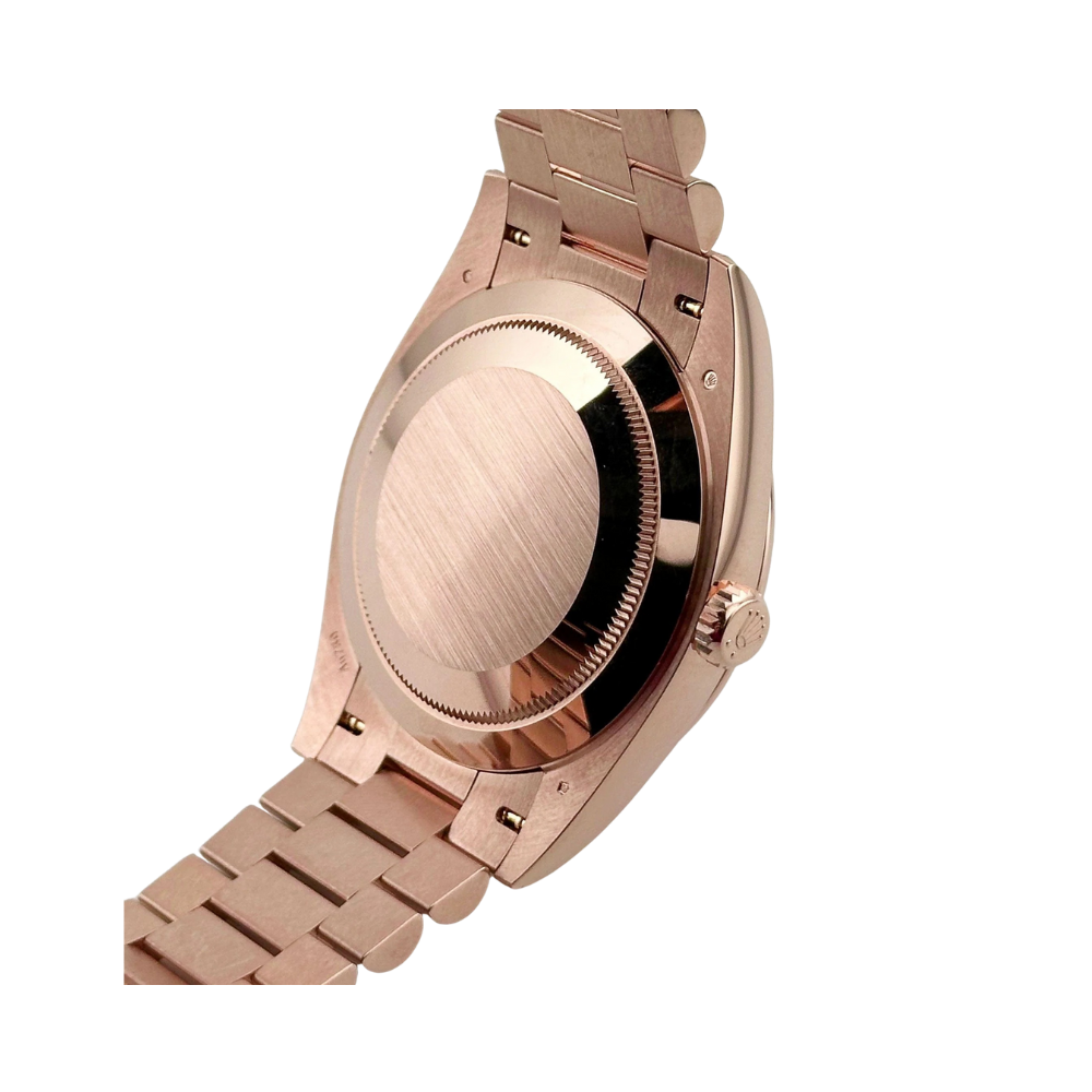 Rolex Day-Date 40mm 228235 Rose Gold Chocolate Roman Dial (2025) - Image 6