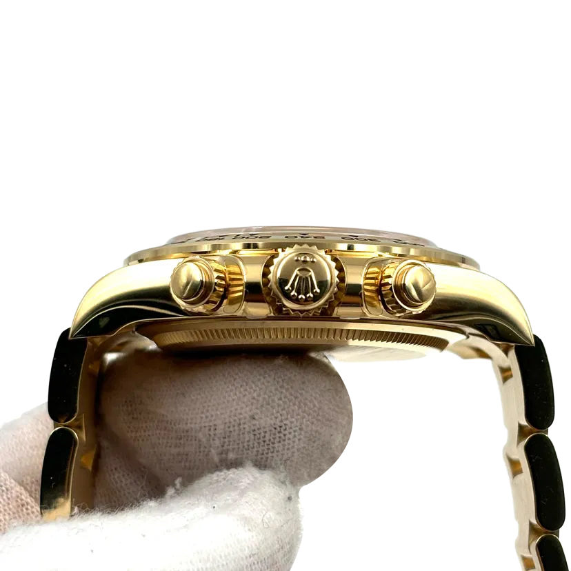 Rolex Daytona 40mm Yellow Gold Golden Dial Champagne m126508-0005 - Image 4