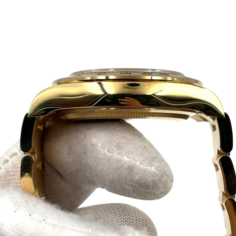Rolex Daytona 40mm Yellow Gold Golden Dial Champagne m126508-0005 - Image 3