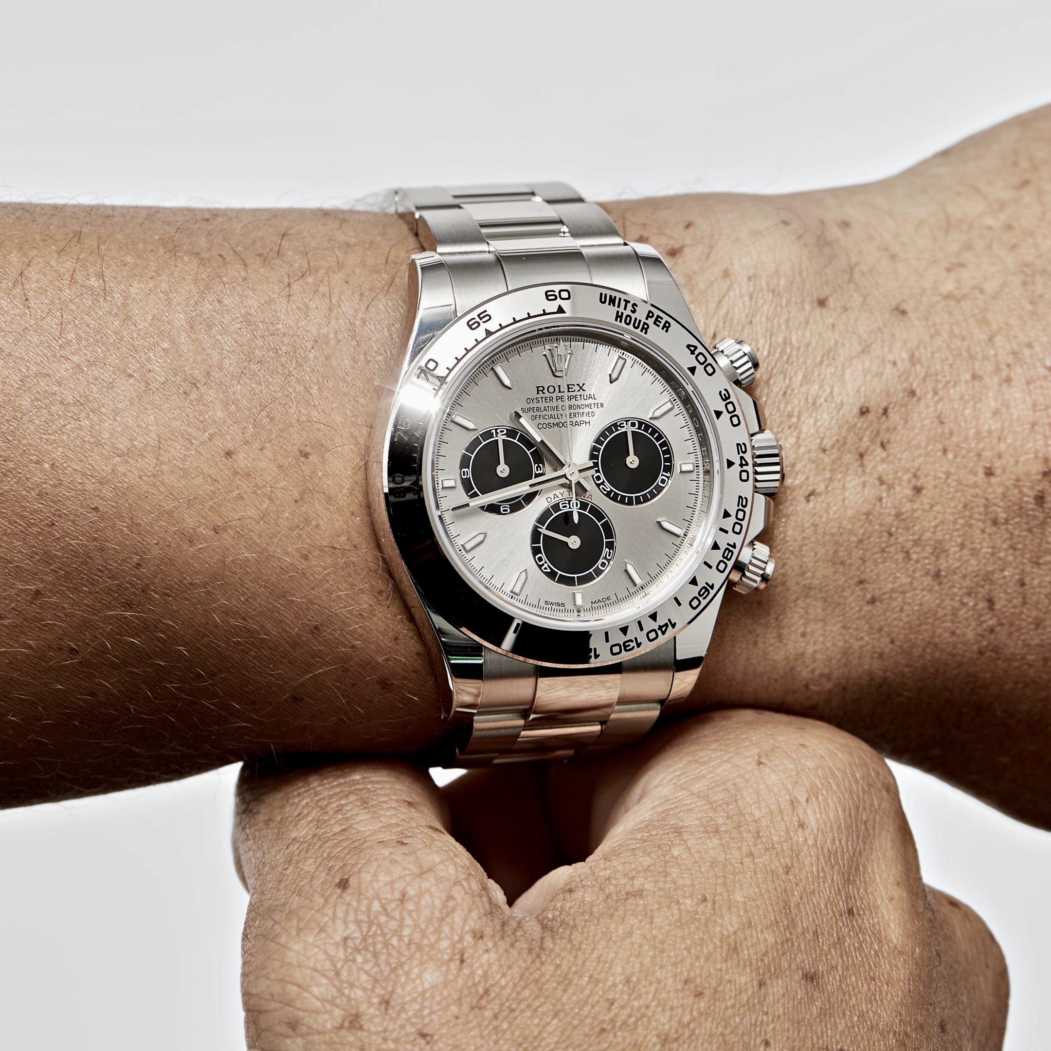 Rolex Daytona 40mm White Gold Ghost Panda Dial 116509 - Image 2