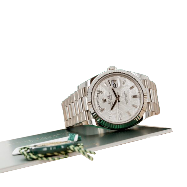 Rolex Day-Date 40 228239 White Gold Meteorite Diamond Dial - Image 2