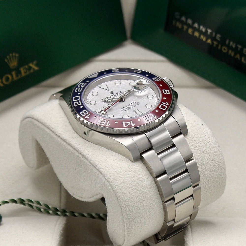Rolex GMT-Master II Pepsi White Gold Meteorite Dial 126719BLRO-0002 New - Image 12