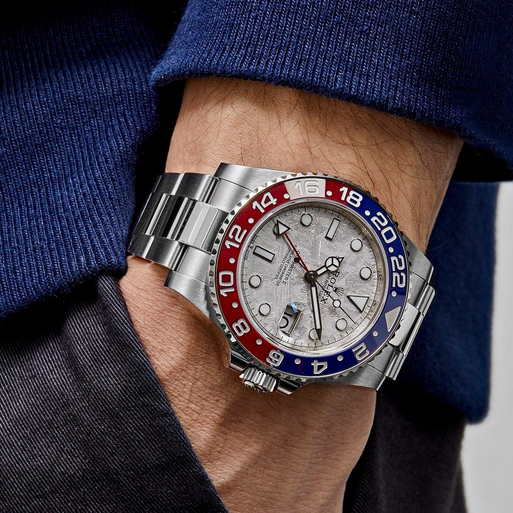Rolex GMT-Master II Pepsi White Gold Meteorite Dial 126719BLRO-0002 New - Image 8