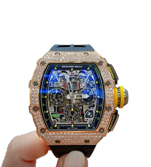 Richard Mille RM 11-03 Flyback Chronograph Diamond Set Rose Gold - Image 2