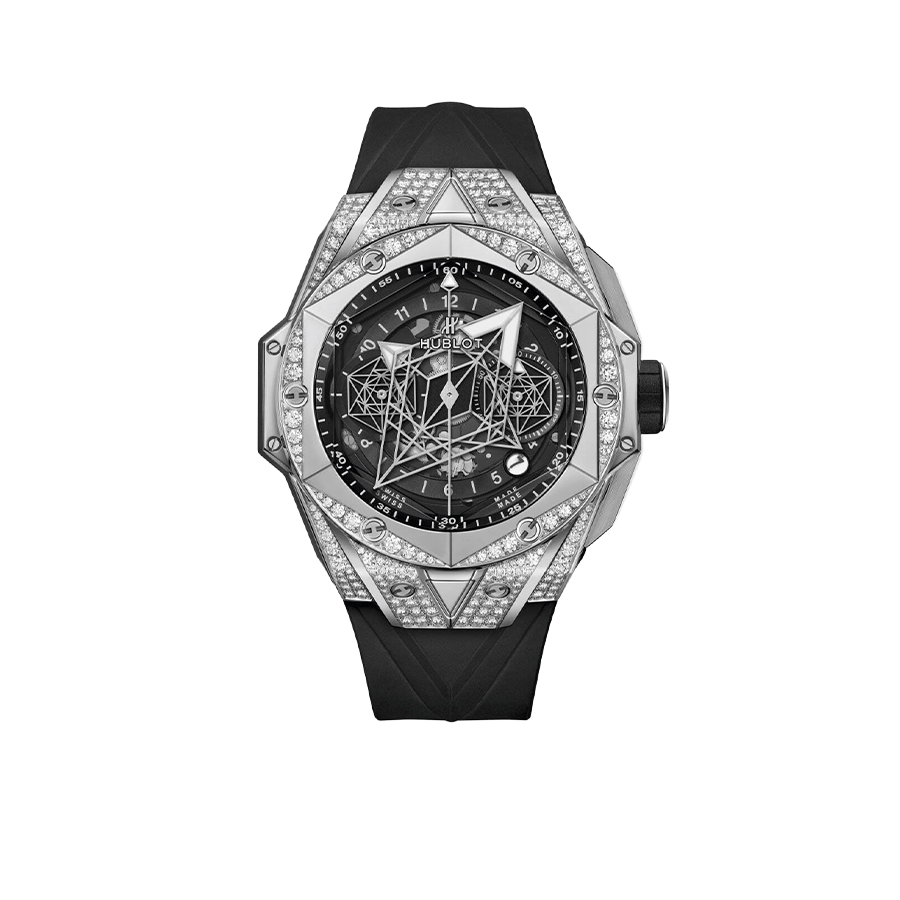 Hublot Big Bang Sang Bleu II Titanium Pave 45mm 418.NX.1107.RX.1604.MXM20