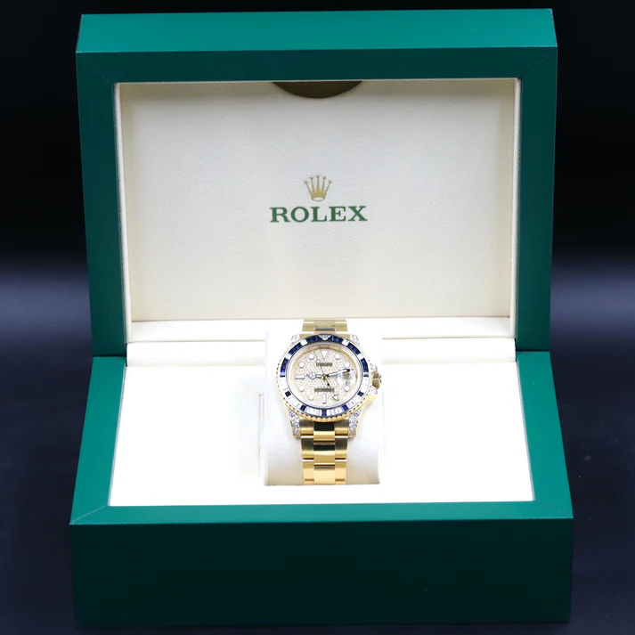Rolex GMT-Master II 116758SARU Pave Diamond Dial 40mm - Image 10
