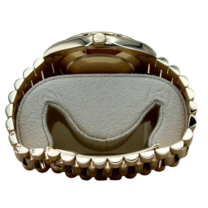 Rolex Day-Date 40 228348RBR Yellow Gold Diamond Bezel White Dial - Image 11
