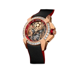 Jacob & Co Epic X Flight of CR7 Baguette Rose Gold Manual Winding 44mm EX120.43.BC.AB.A