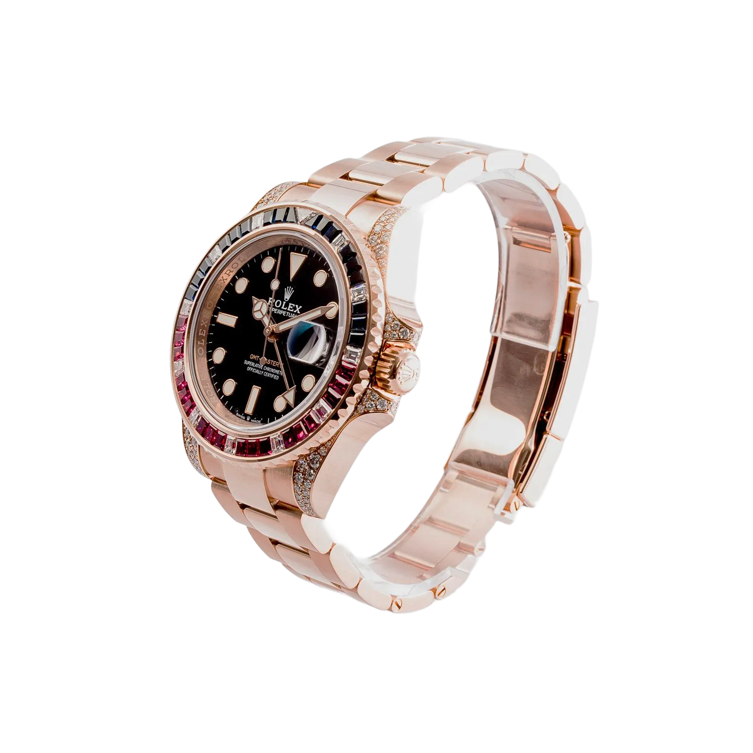 Rolex GMT-Master II 40mm Everose Diamond 126755SARU - Image 2