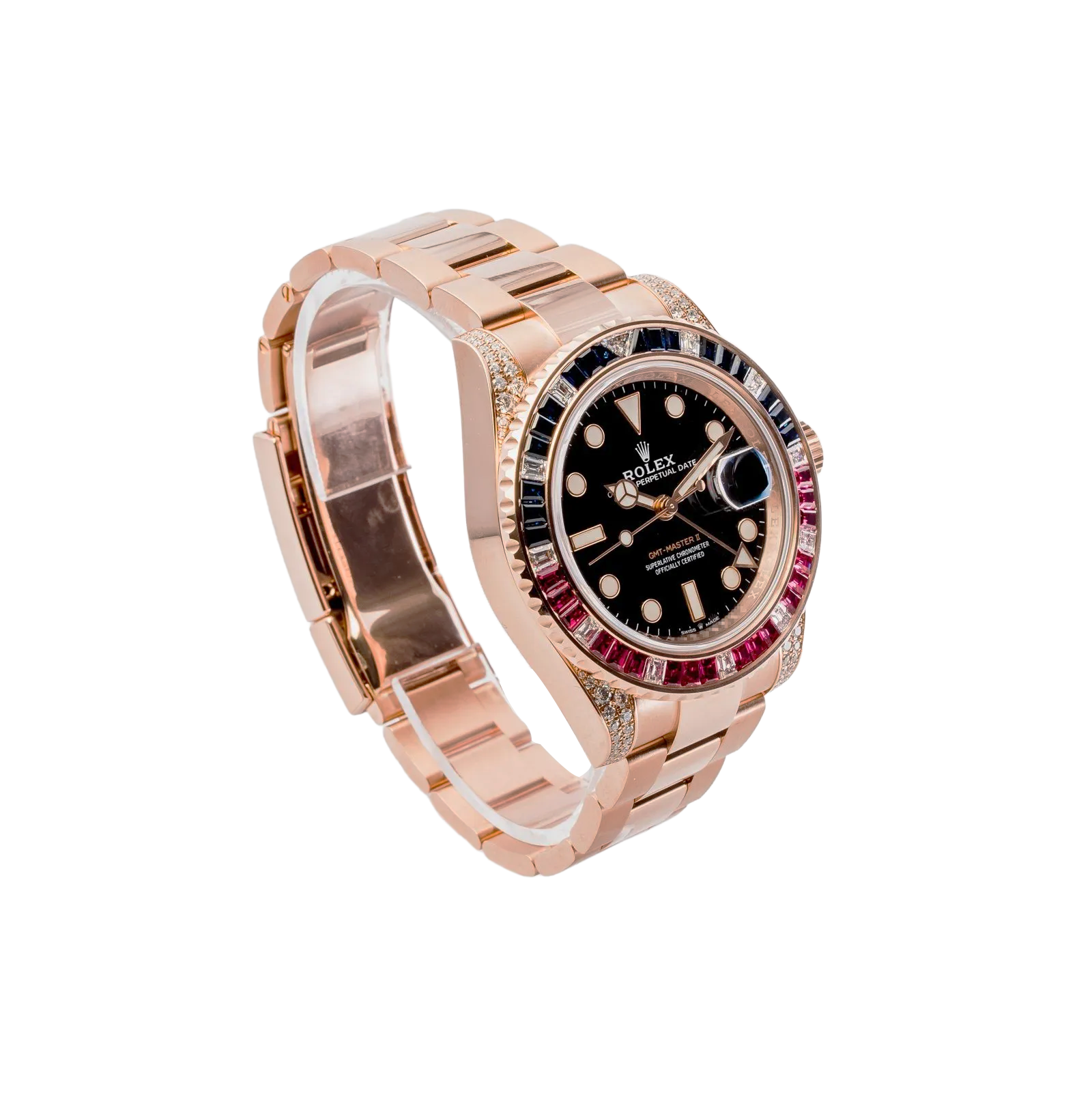 Rolex GMT-Master II 40mm Everose Diamond 126755SARU - Image 3