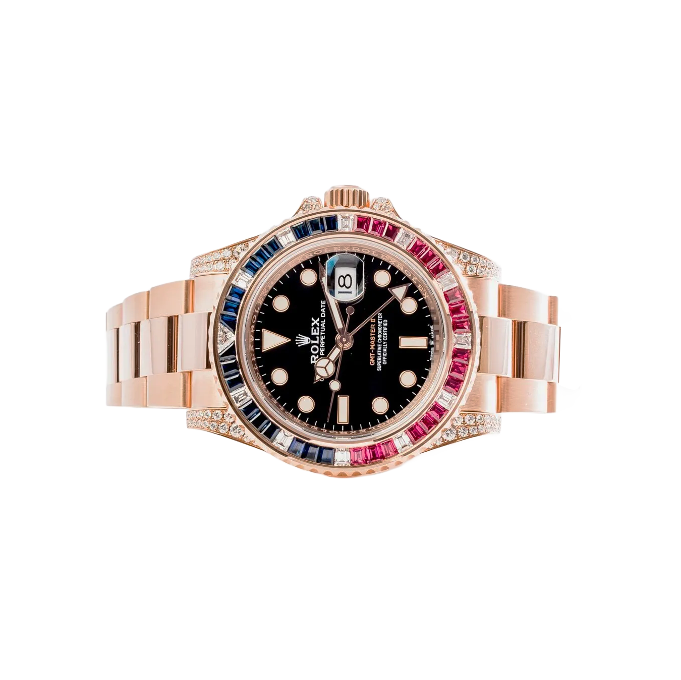 Rolex GMT-Master II 40mm Everose Diamond 126755SARU - Image 4