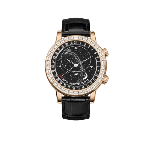 Patek Philippe Celestial Grand Complications 44mm 6104R-001 Rose Gold Diamond Bezel Black Dial