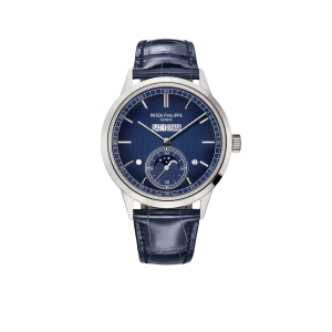 Patek Philippe Grand Complications 42mm 5236P-001 In-Line Perpetual Calendar Platinum Blue Dial