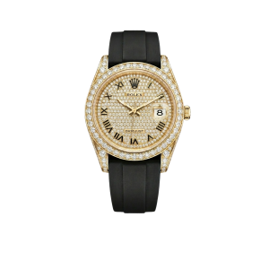 Rolex Datejust 40mm Diamond-Paved Dial Yellow Gold Men Watches