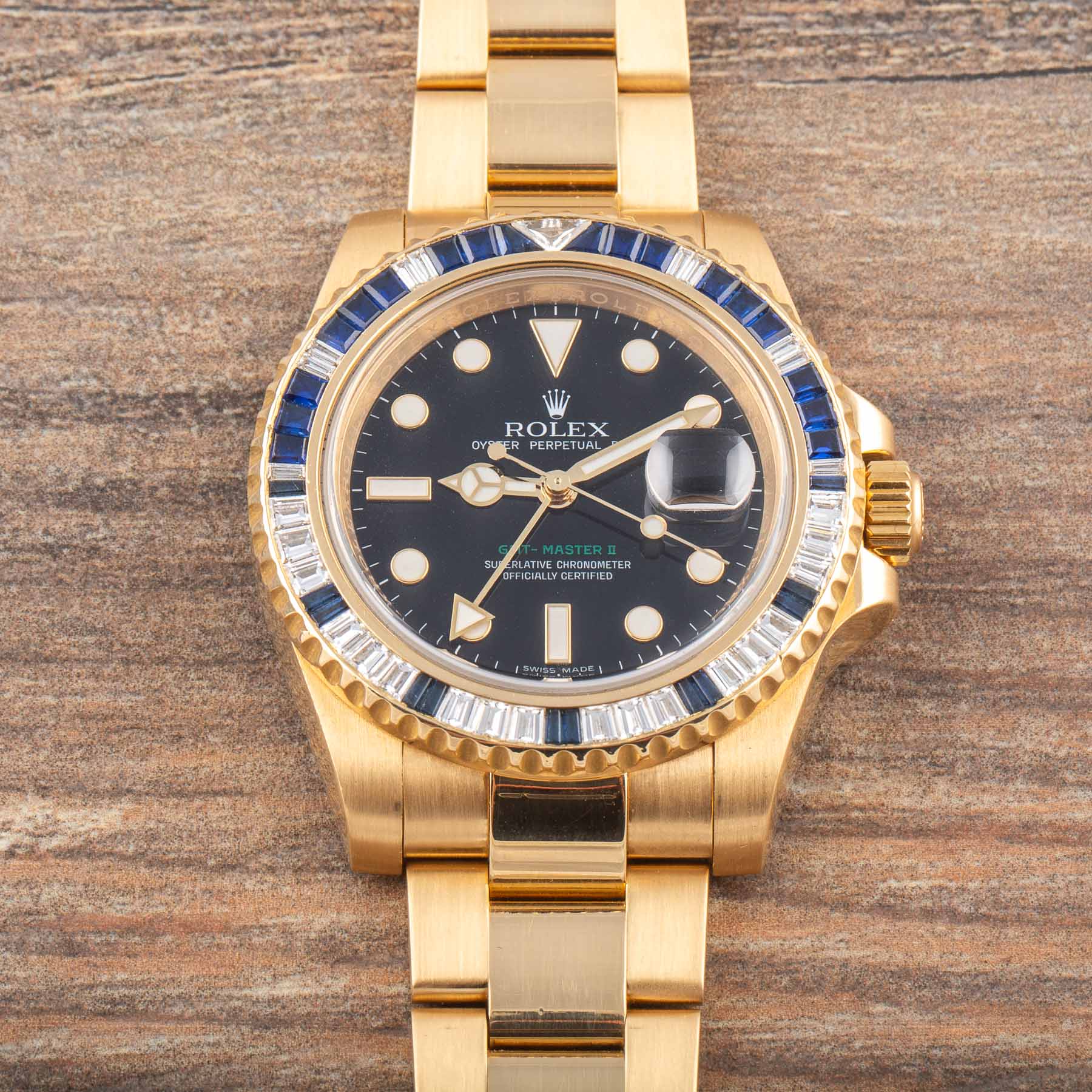 Rolex GMT-Master II 116758SA Yellow Gold Oyster Bracelet 40mm - Image 4