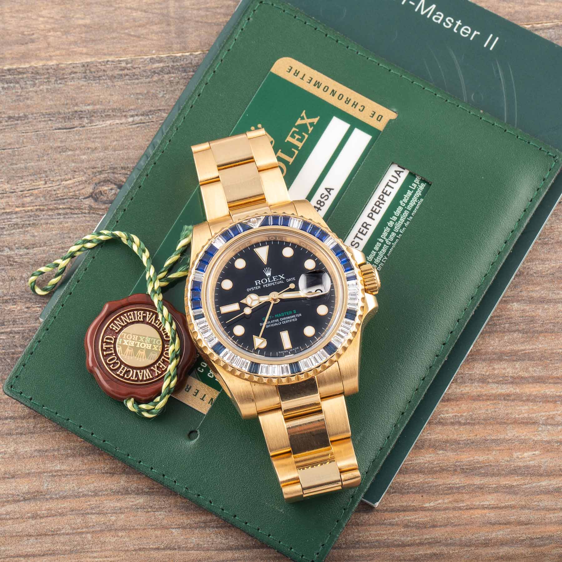 Rolex GMT-Master II 116758SA Yellow Gold Oyster Bracelet 40mm - Image 13