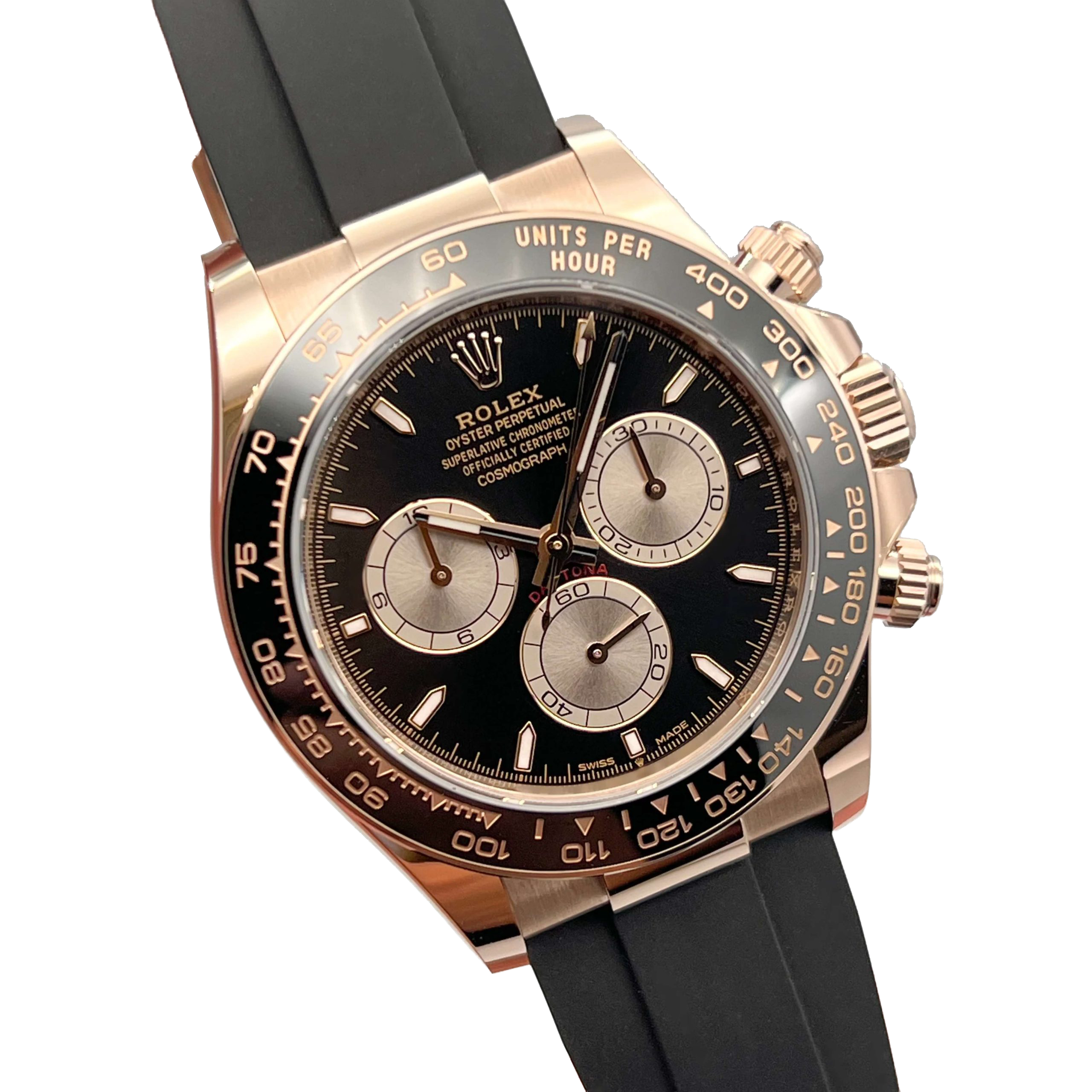 Rolex Daytona 40mm Everose Gold Bright Black and Sundust Dial M126515LN-0002 - Image 3