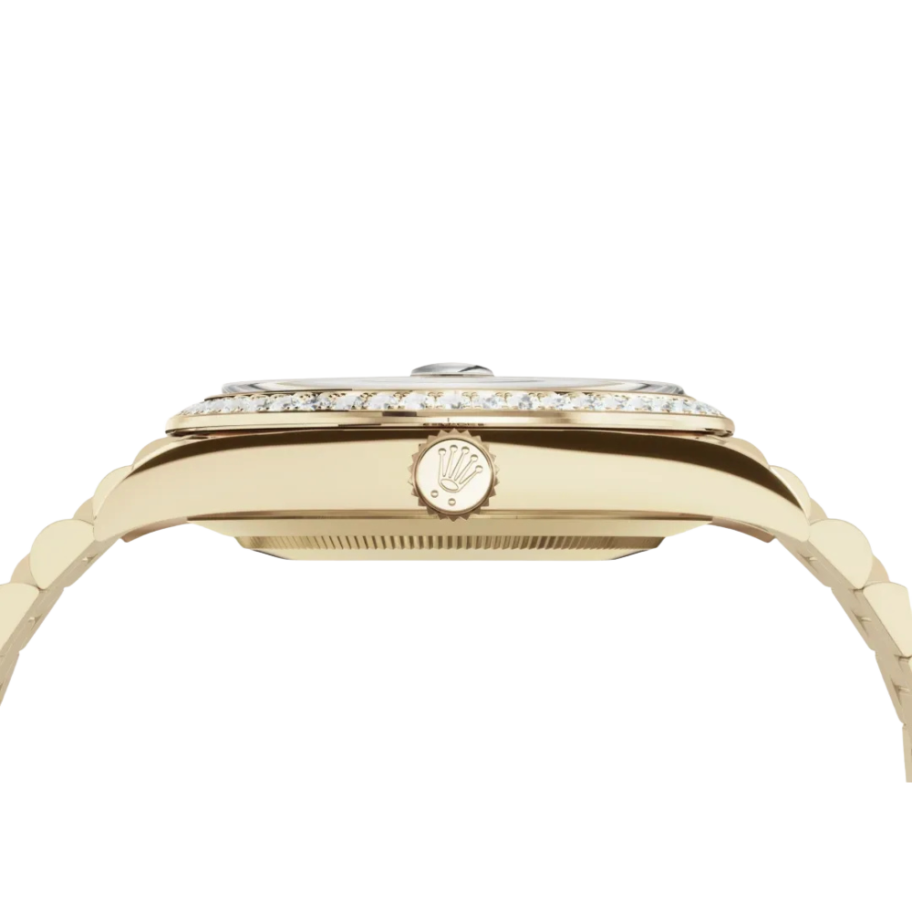 Rolex Day-Date 40mm 228348RBR Yellow Gold Diamond Bezel Champagne Diamond Dial - Image 5