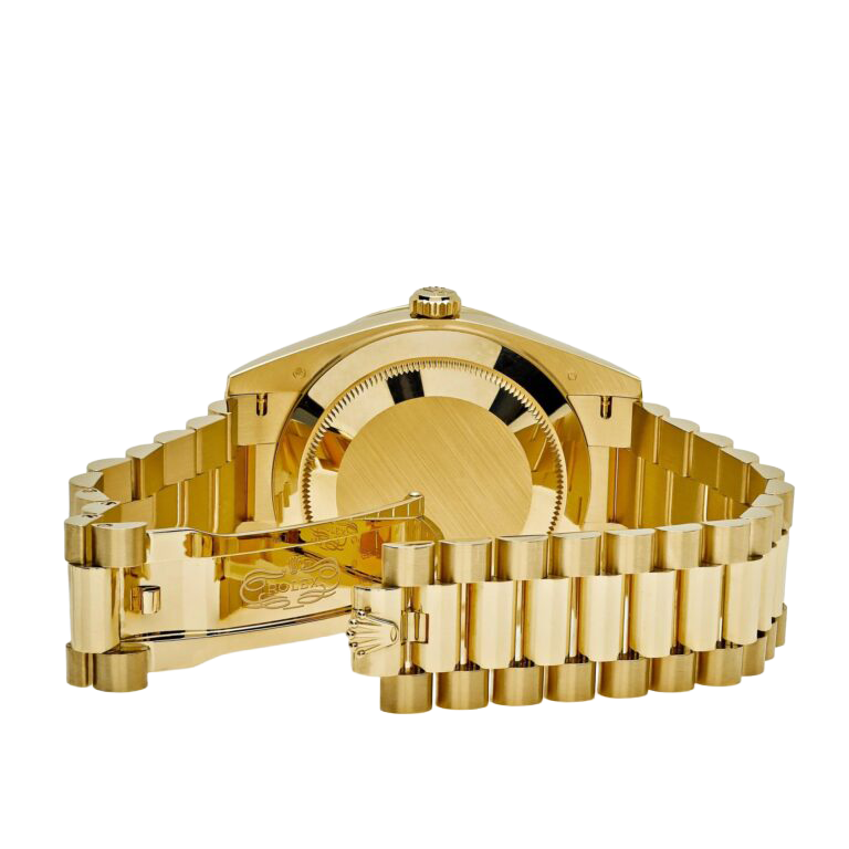 Rolex Day-Date 40mm 228348RBR Yellow Gold Diamond Bezel Champagne Diamond Dial - Image 6