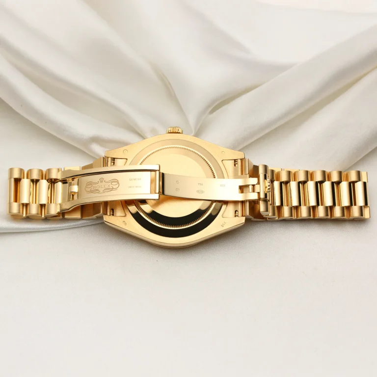 Rolex President Day-Date II 41mm 218238 18k Yellow Gold & Ruby Dial - Image 5
