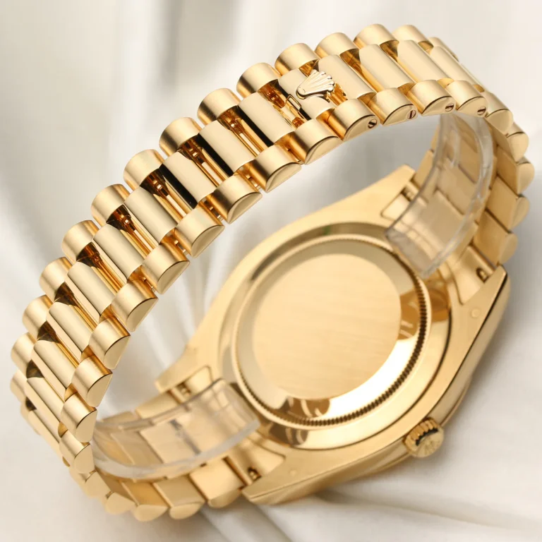 Rolex President Day-Date II 41mm 218238 18k Yellow Gold & Ruby Dial - Image 6