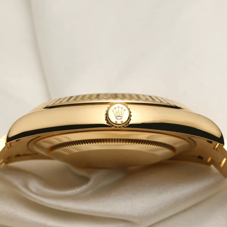 Rolex President Day-Date II 41mm 218238 18k Yellow Gold & Ruby Dial - Image 7