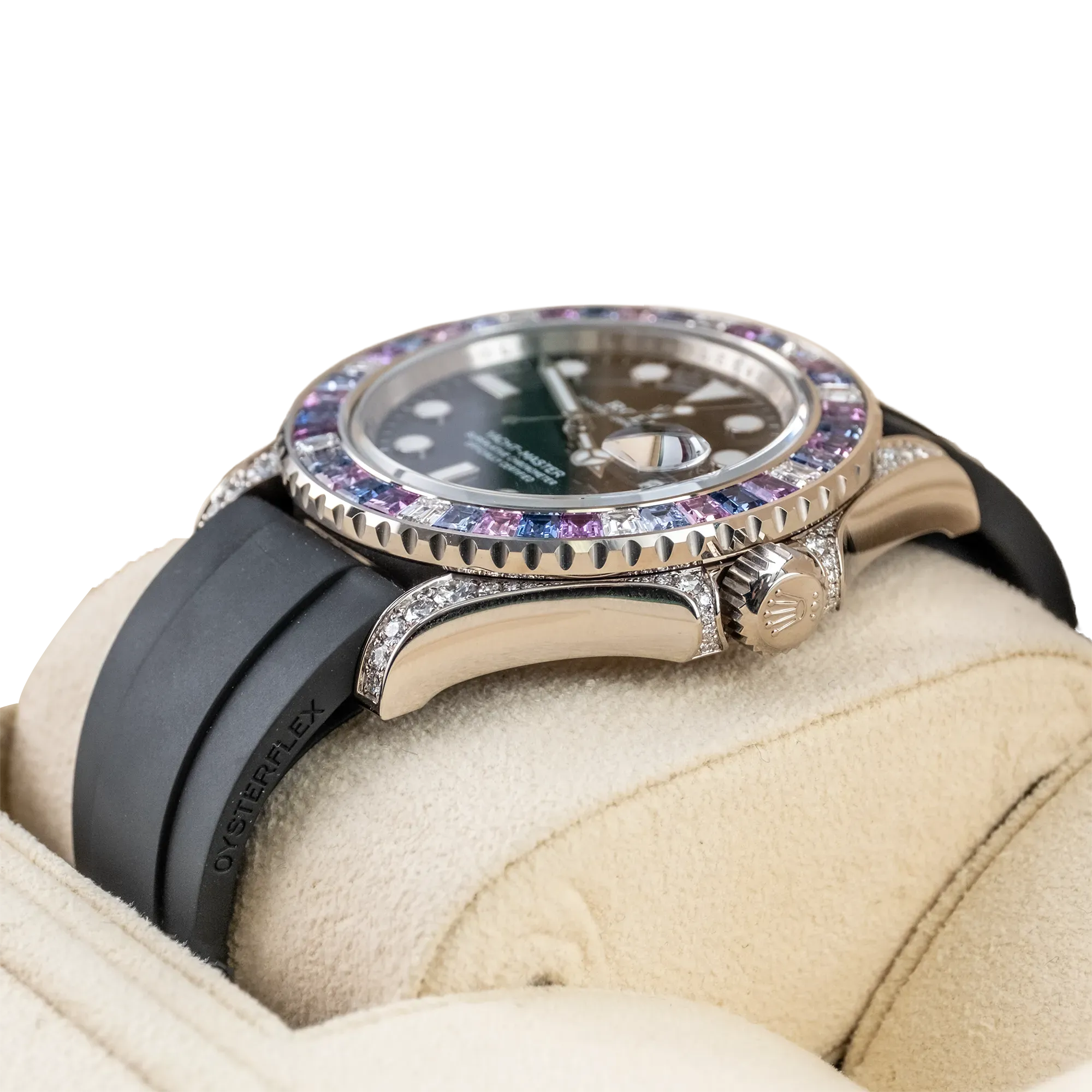 Rolex Yacht-Master Cotton Candy 40mm White Gold Black Dial Oysterflex 126679SABR - Image 3